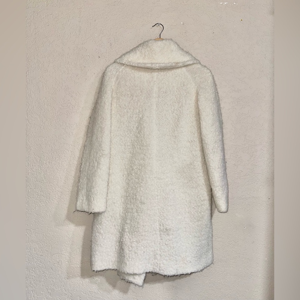 Vince | Fuzzy Knit Wool Alpaca Long Coat Size: Small - Picture 6 of 7